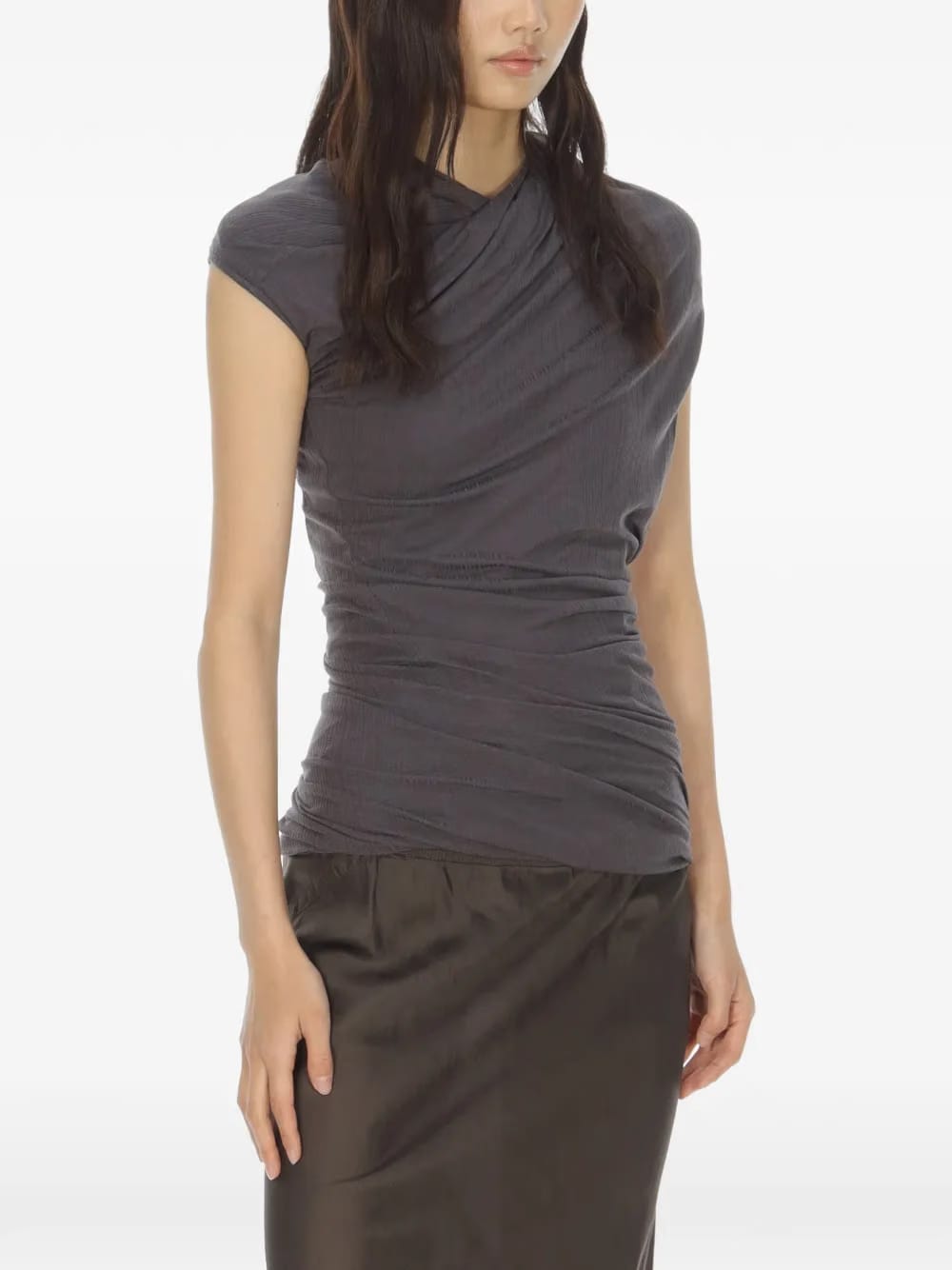 shoulder-wrap thread top