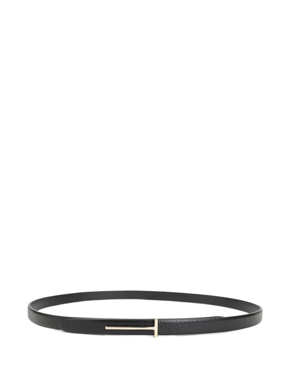 T-bar leather belt