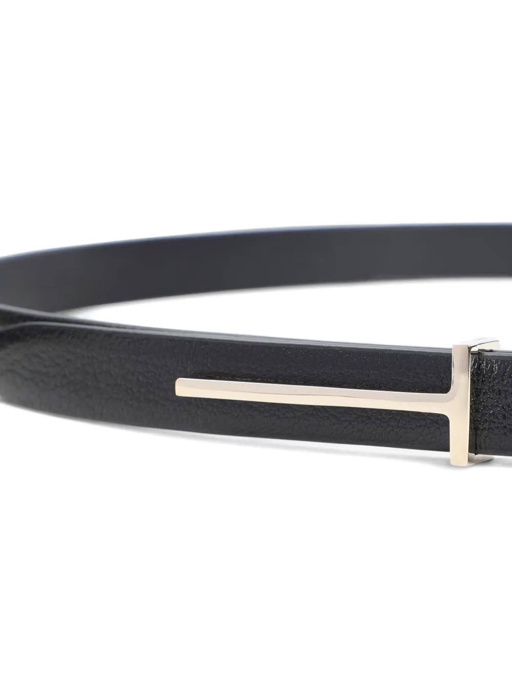 T-bar leather belt