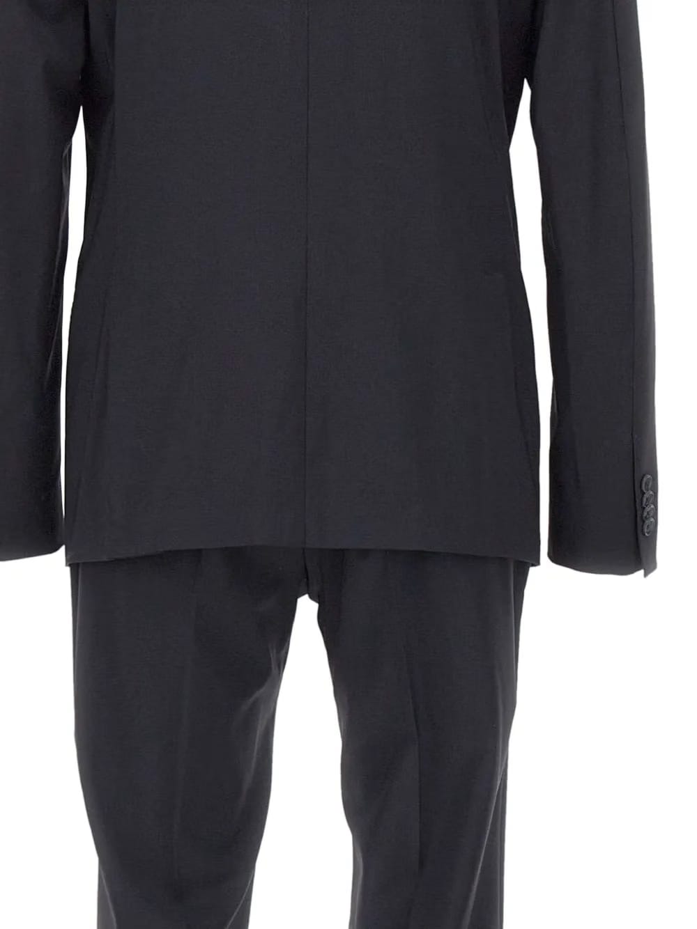 two-button flap-pocket suit