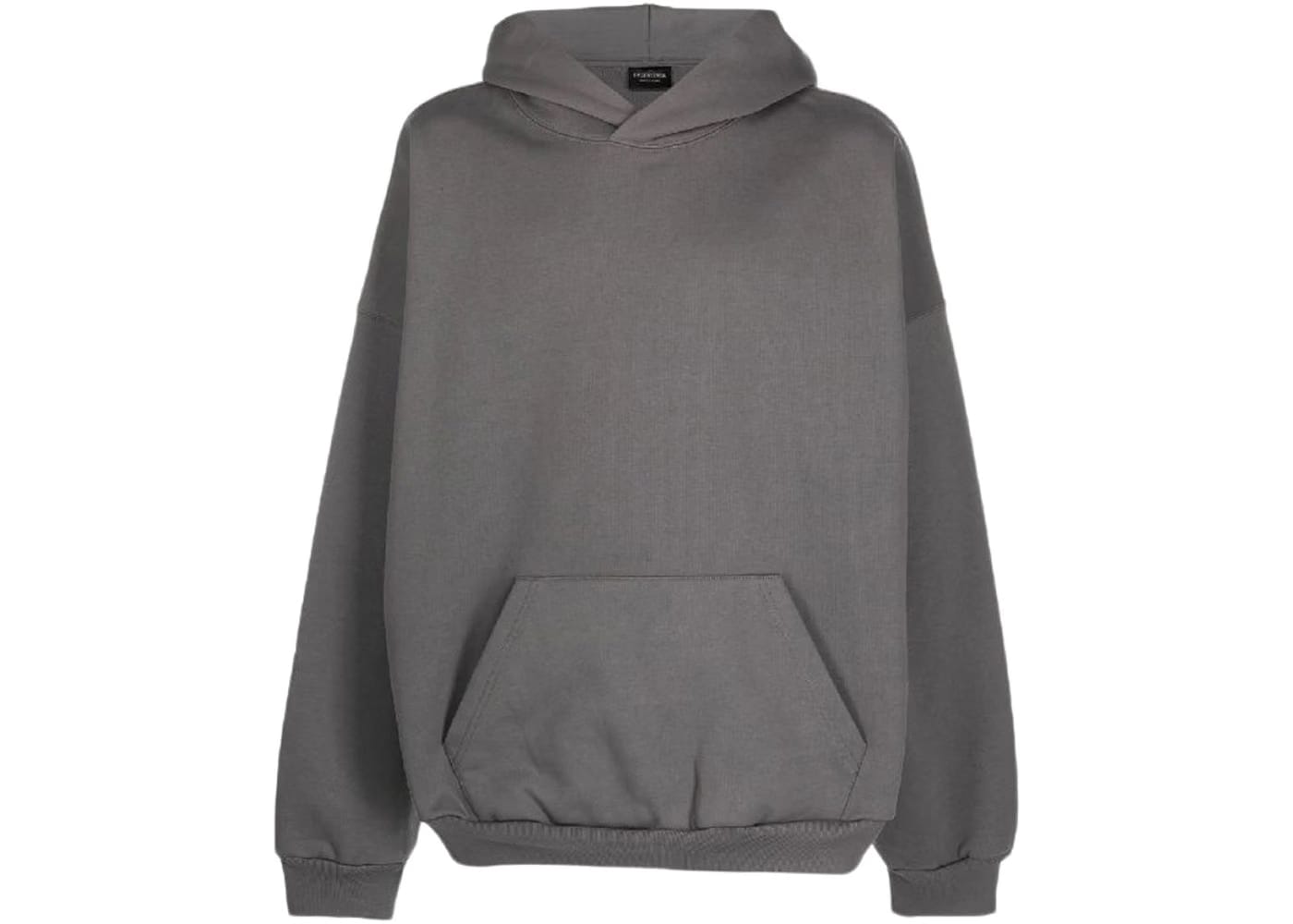 Balenciaga Care Label Hoodie Grey/Black