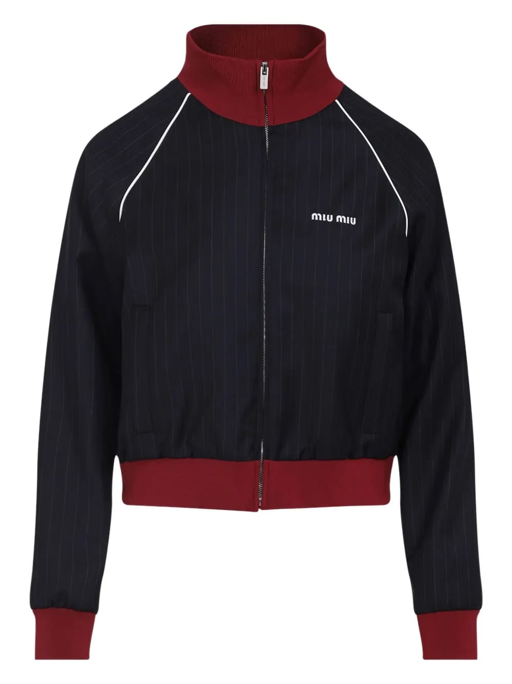 pinstripe wool jacket