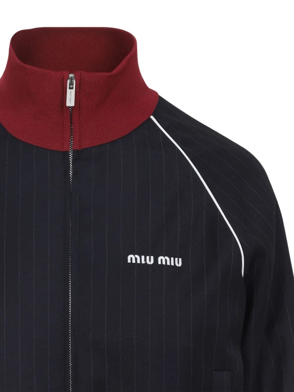 pinstripe wool jacket