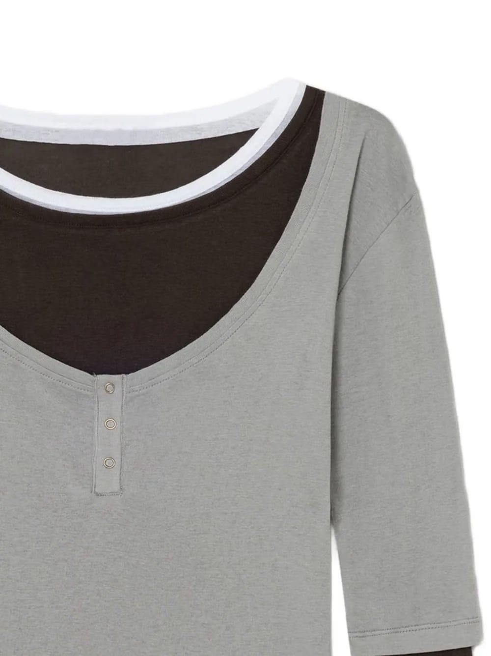 Gemma long-sleeve button mini dress