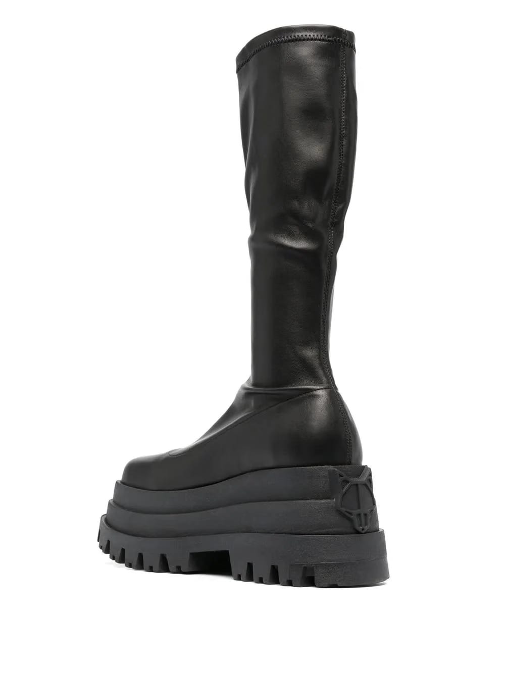 Sin platform knee-high boots