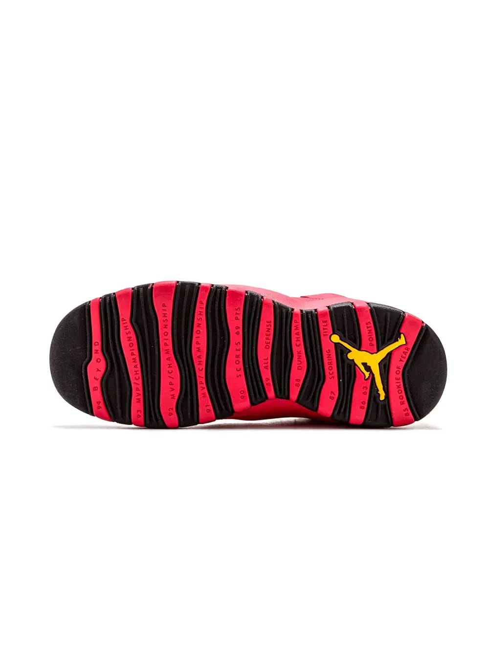 Air Jordan 10 Retro "Fusion Red" sneakers