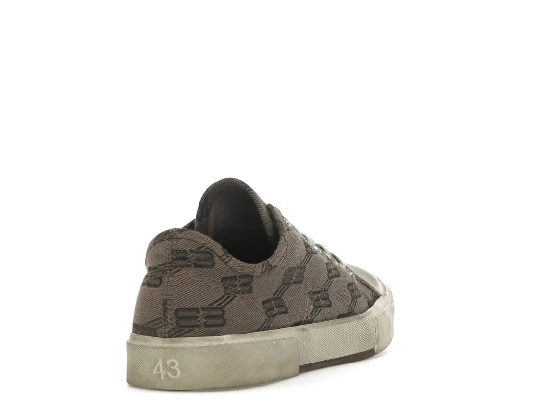 Balenciaga Paris Low 'BB Monogram Dark Mink Grey
