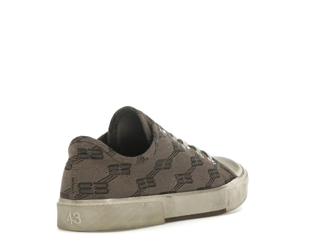 Balenciaga Paris Low 'BB Monogram Dark Mink Grey