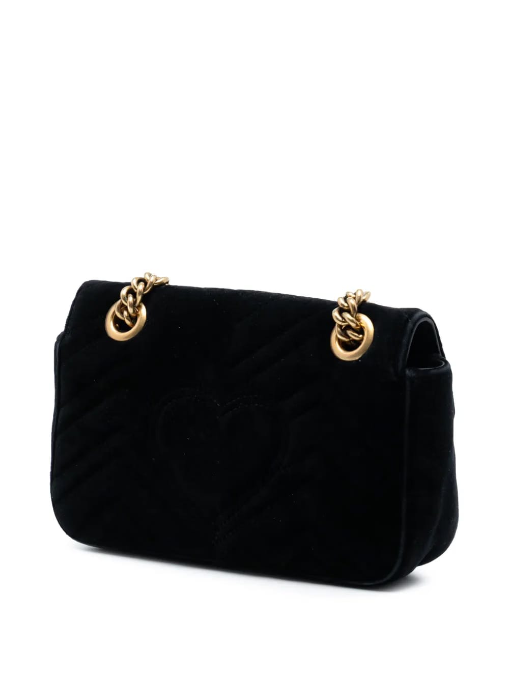 2016-2026 Small GG Marmont Matelasse Velvet shoulder bag