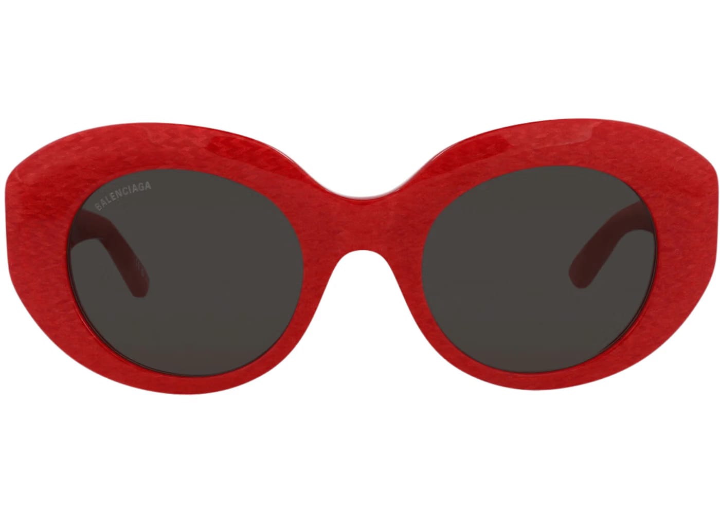 Balenciaga Round Oval Sunglasses Red/Grey (BB0235S-30013502-003)