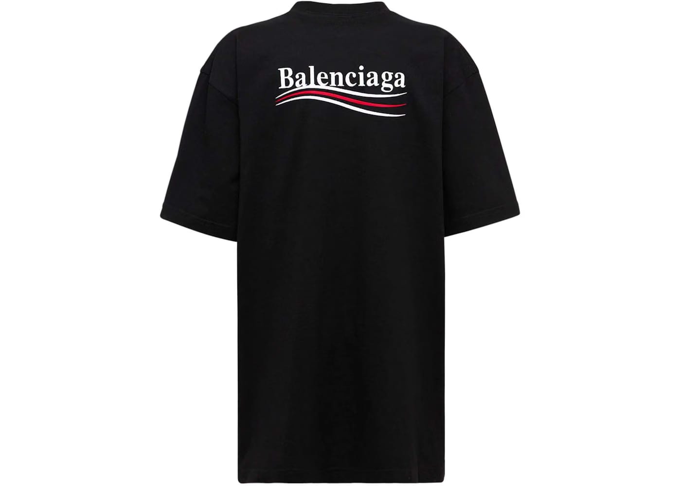 Balenciaga Political Campaign Large Fit T-Shirt Black