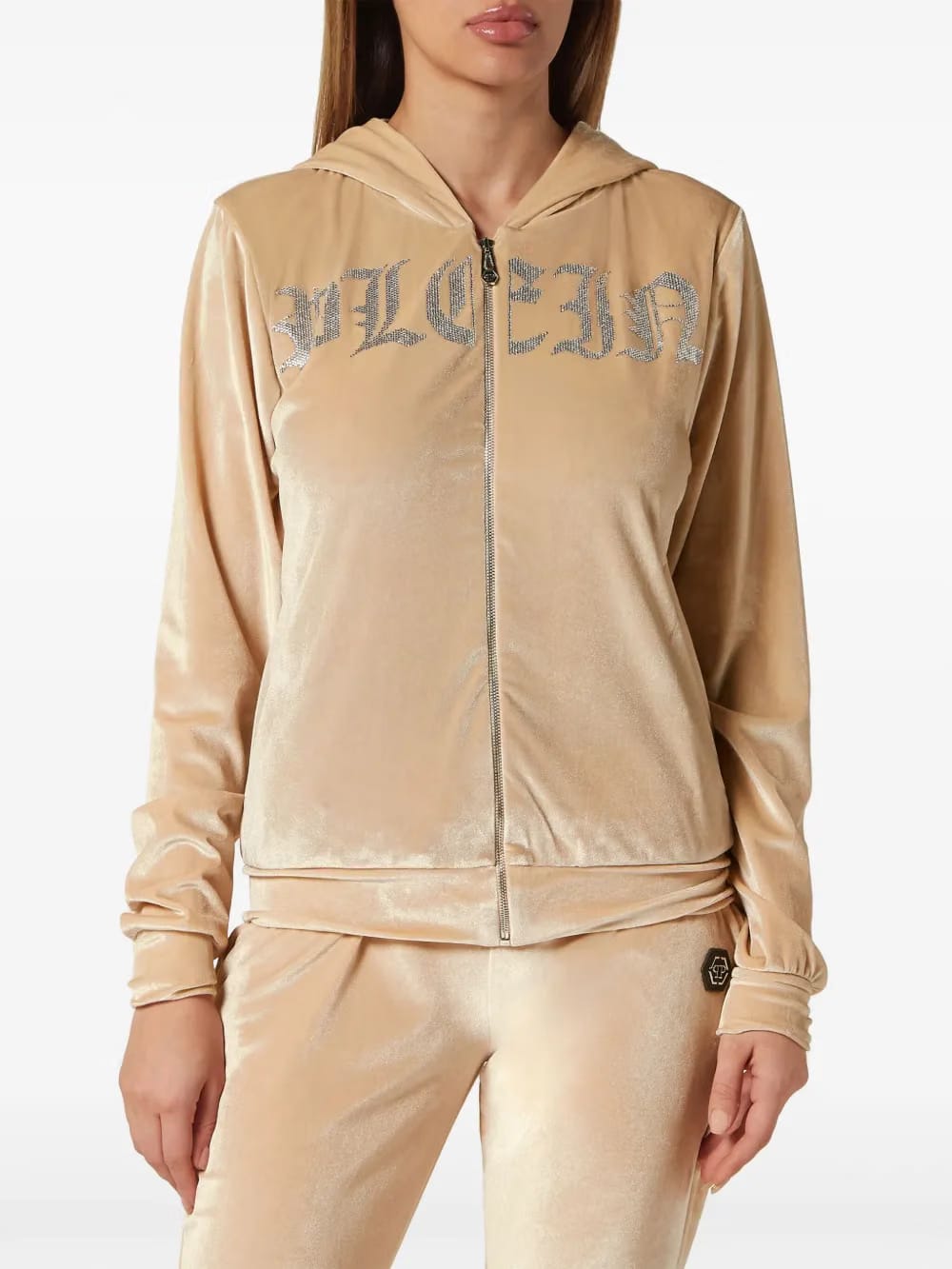 Gothic Plein velour Hoodie