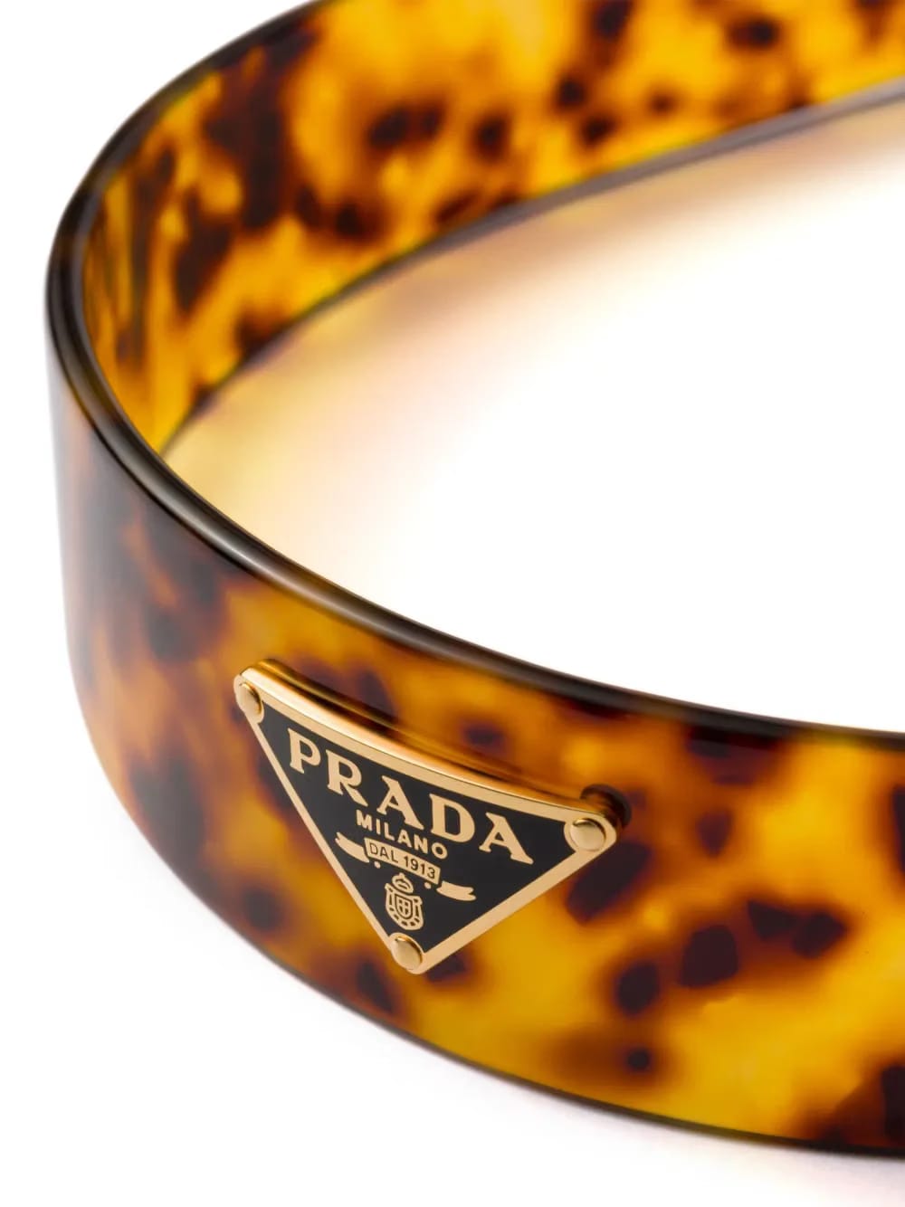 triangle-logo plexiglas headband