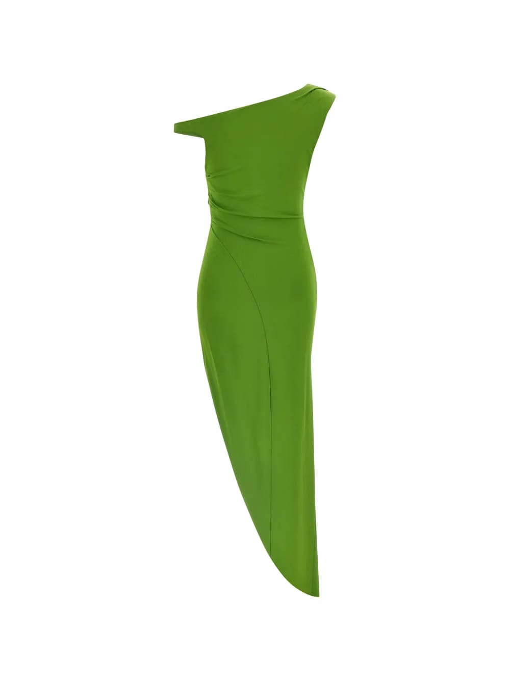 padded one-shoulder dress
