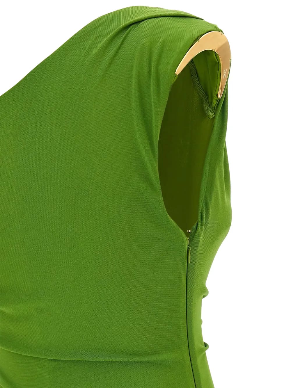 padded one-shoulder dress