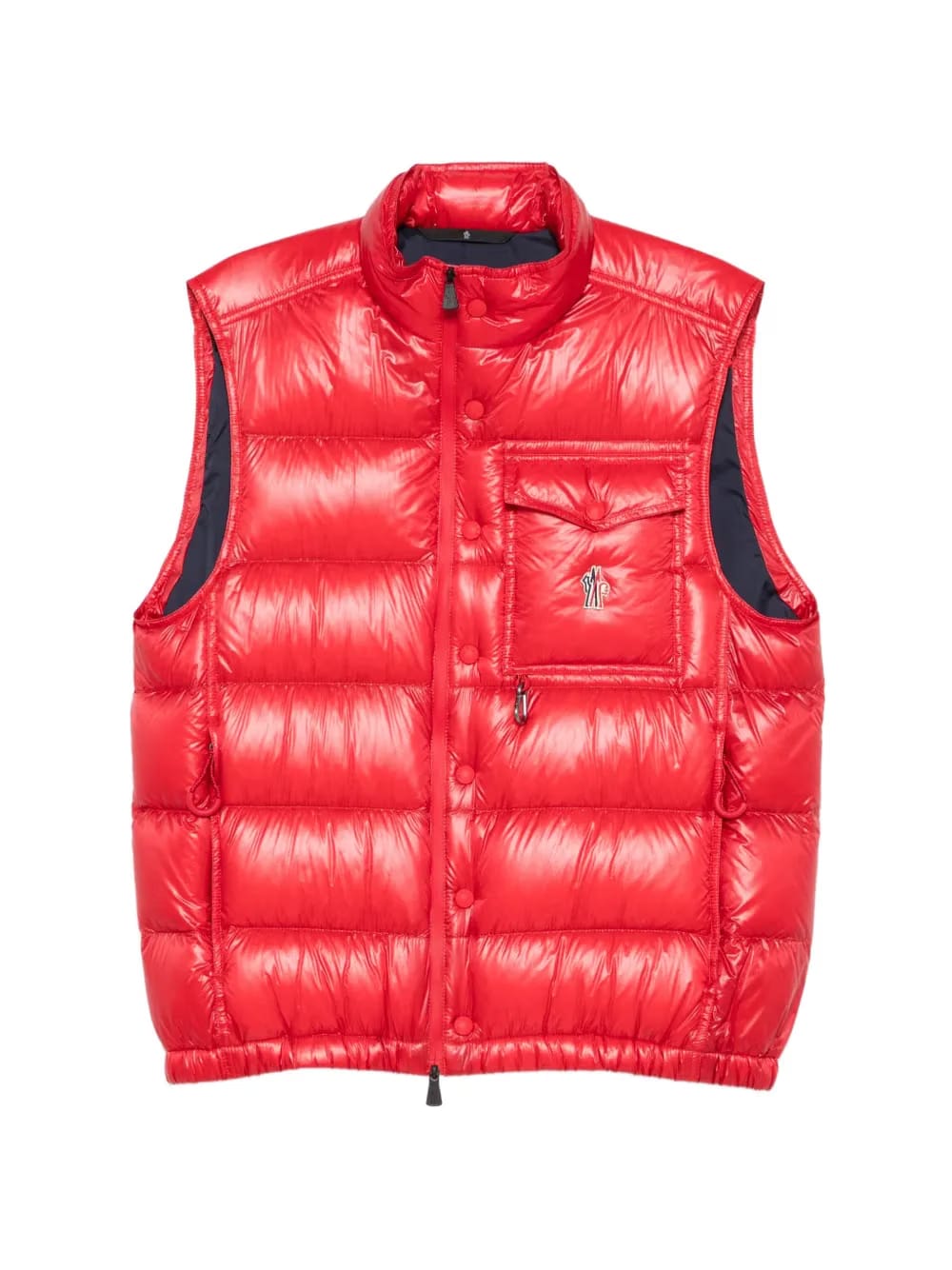 Uychi logo-patch puffer gilet
