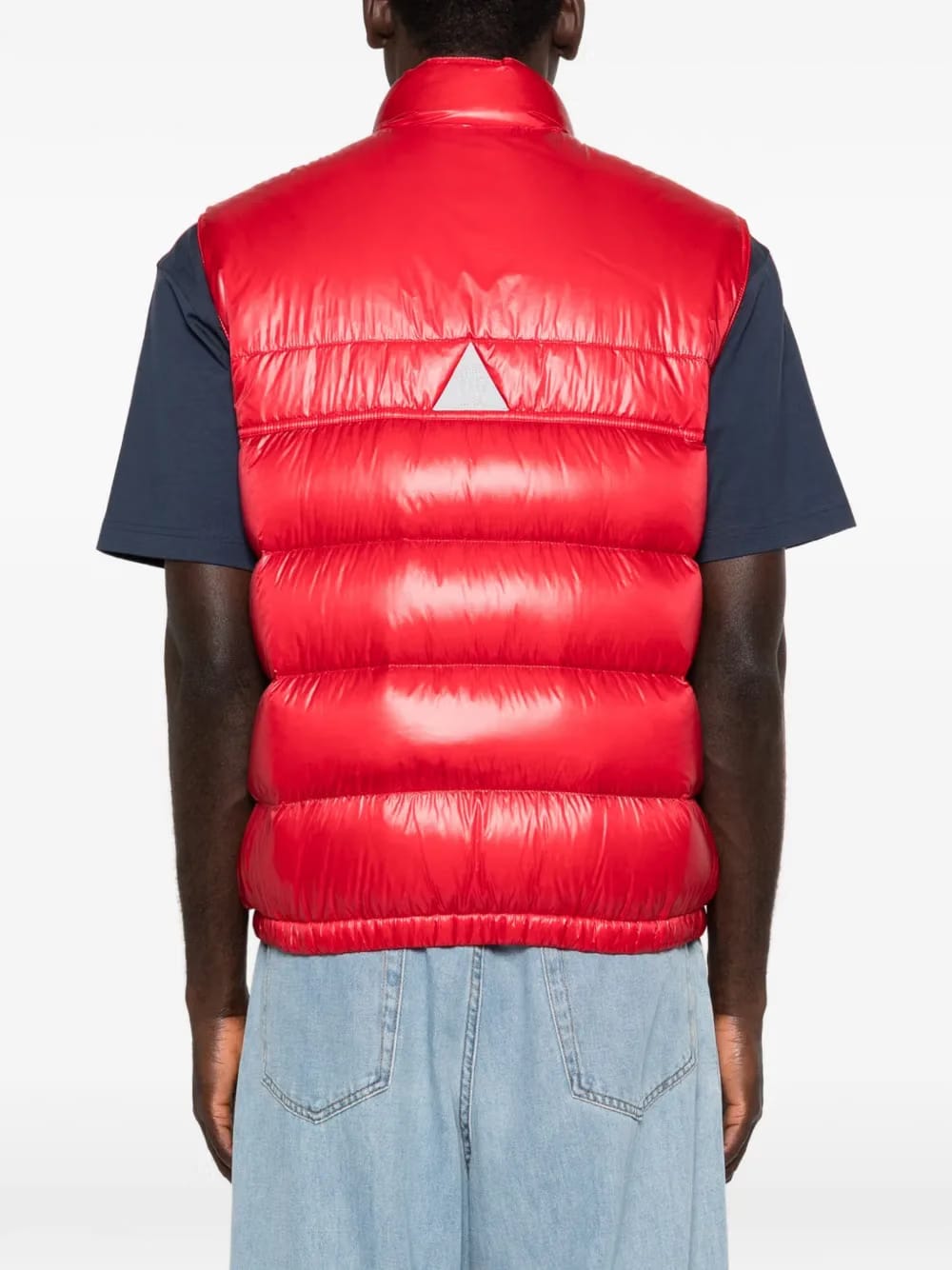 Uychi logo-patch puffer gilet