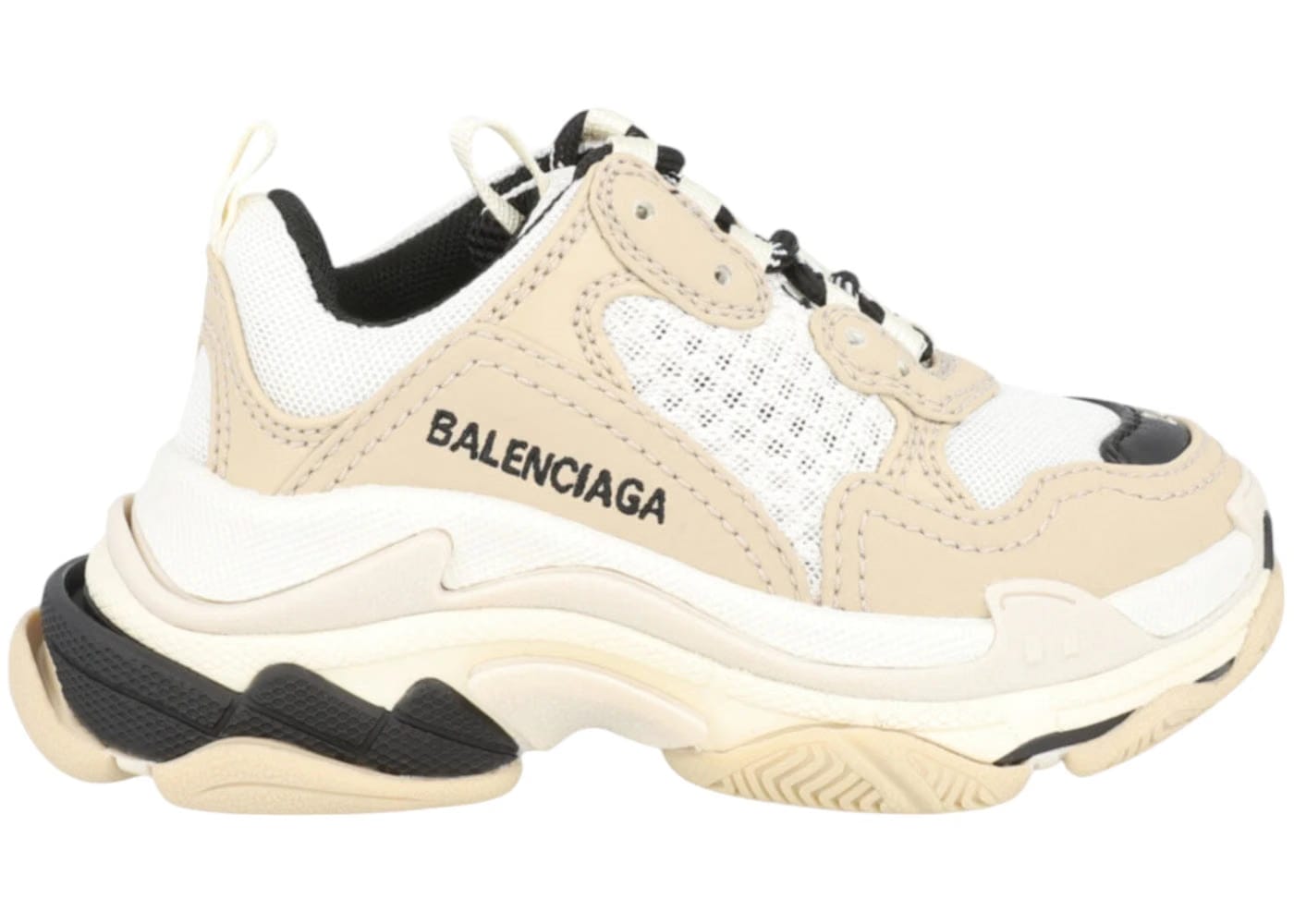 Balenciaga Triple S Sneaker Kids Beige Black