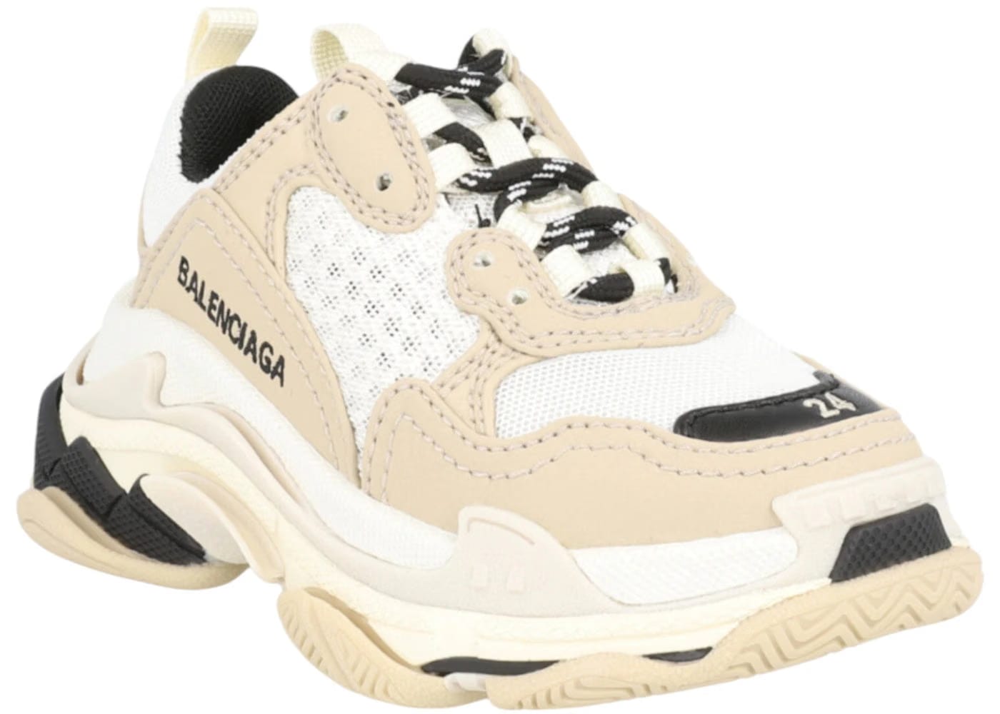 Balenciaga Triple S Sneaker Kids Beige Black
