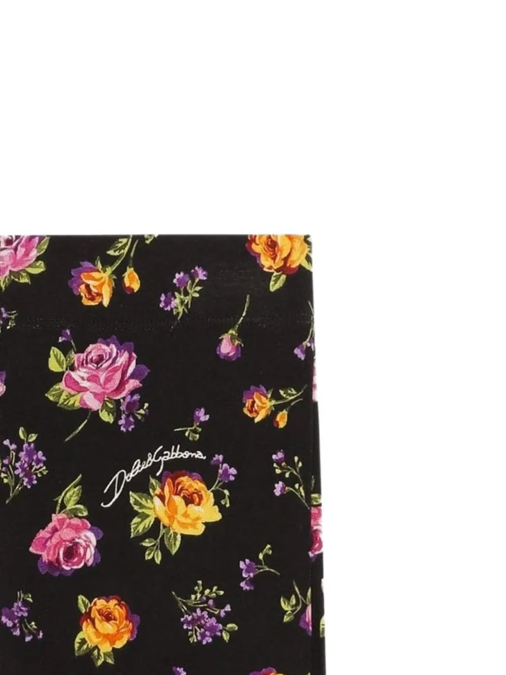 floral flared trousers