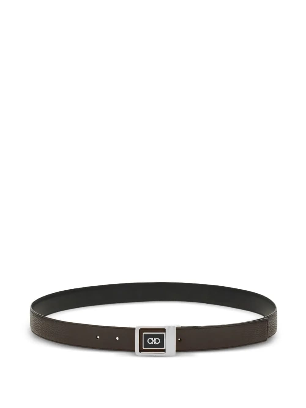 reversible geometric buckle belt