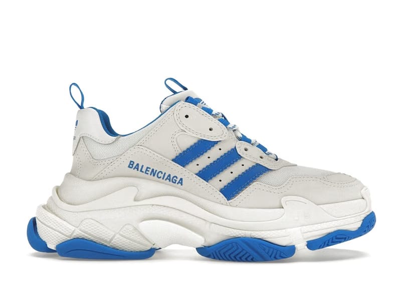Balenciaga x adidas Triple S White Blue (Women's)