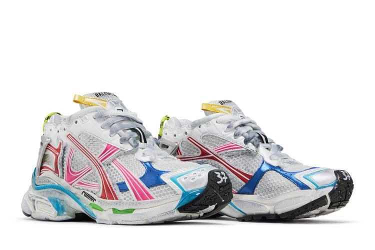 Balenciaga Runner Worn-Out White Multi-Color (Women's)