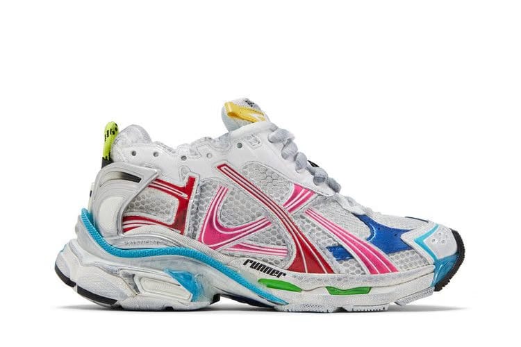 Balenciaga Runner Worn-Out White Multi-Color (Women's)