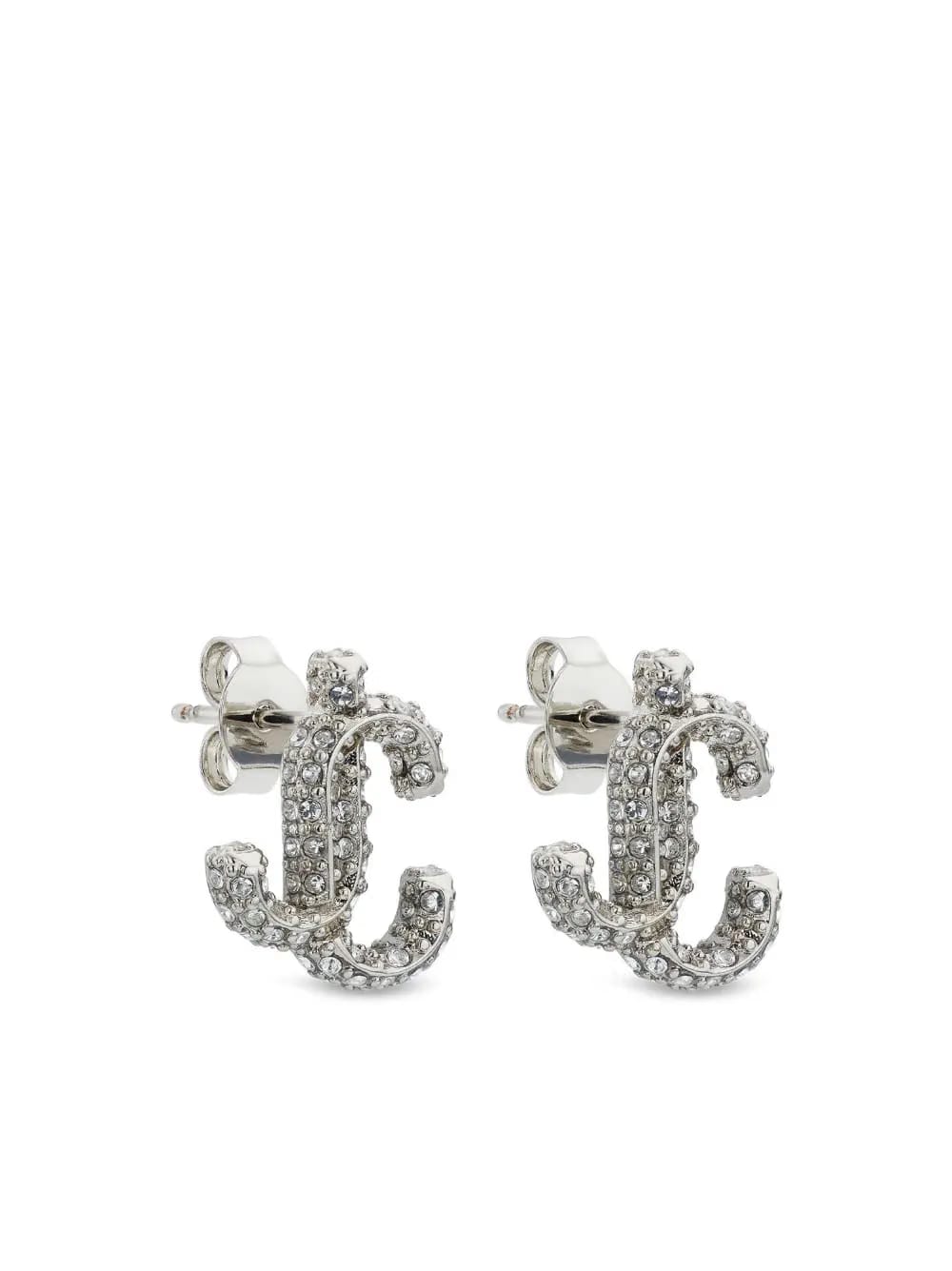 JC crystal-embellished stud earrings