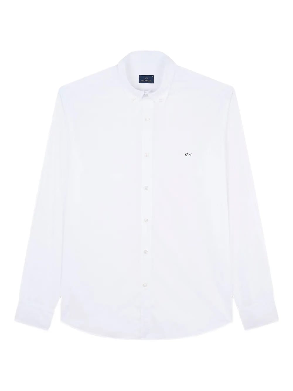 shark embroidery cotton poplin shirt