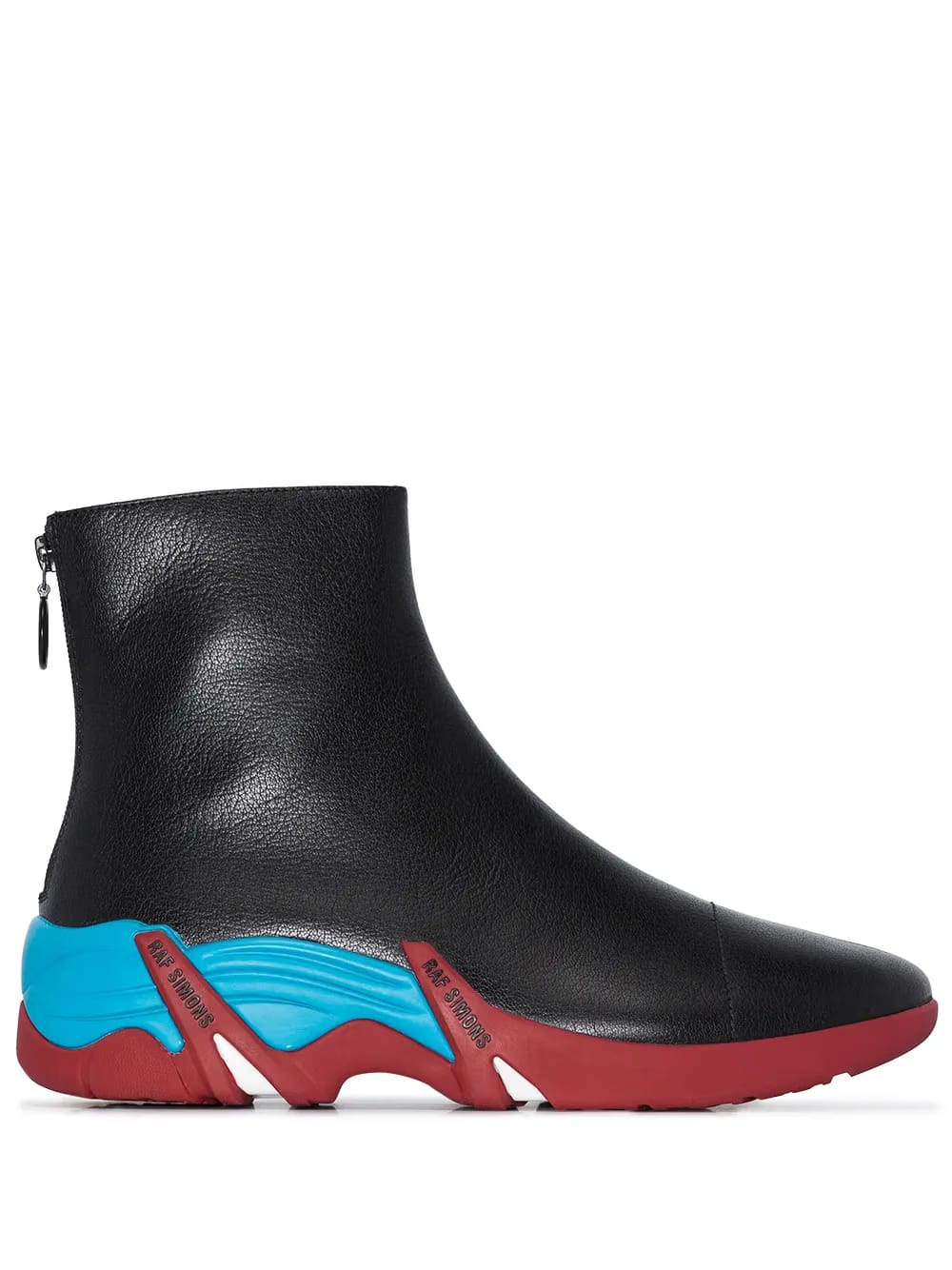 Cylon high-top leather sneakers