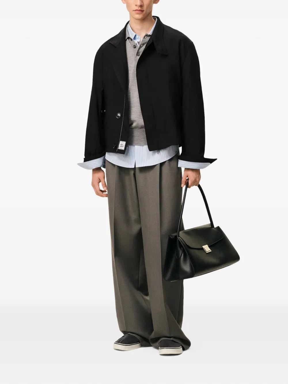 Harrington high-collar jacket