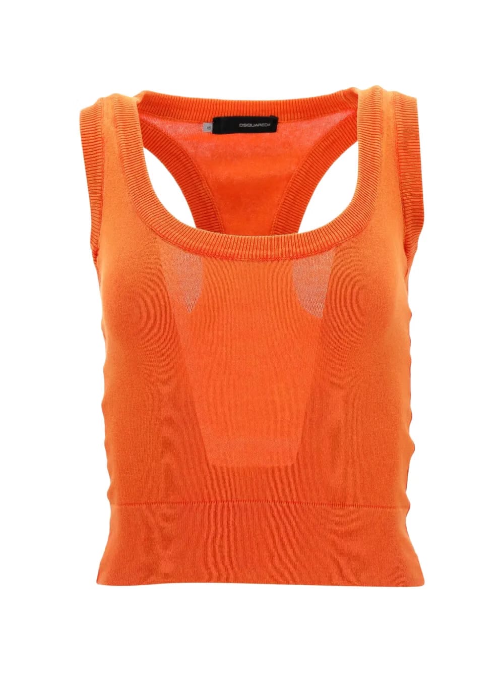 cropped racerback tank top