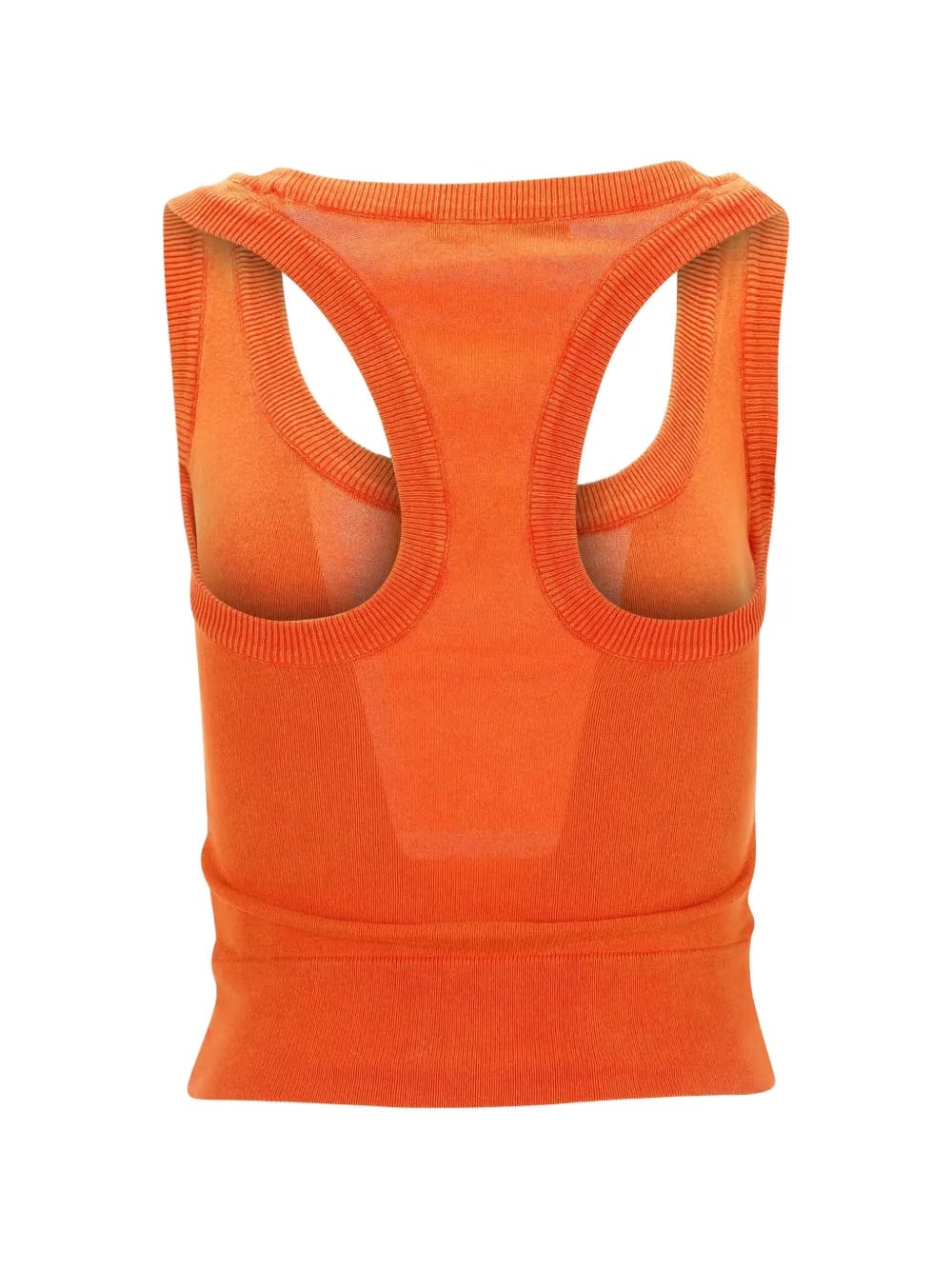 cropped racerback tank top