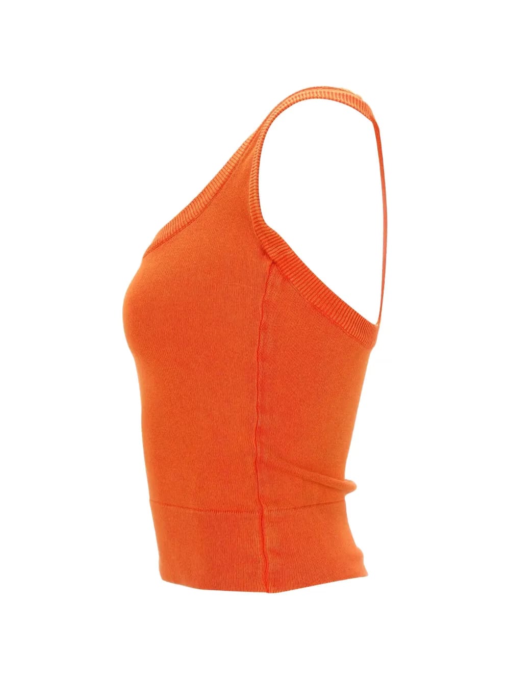 cropped racerback tank top