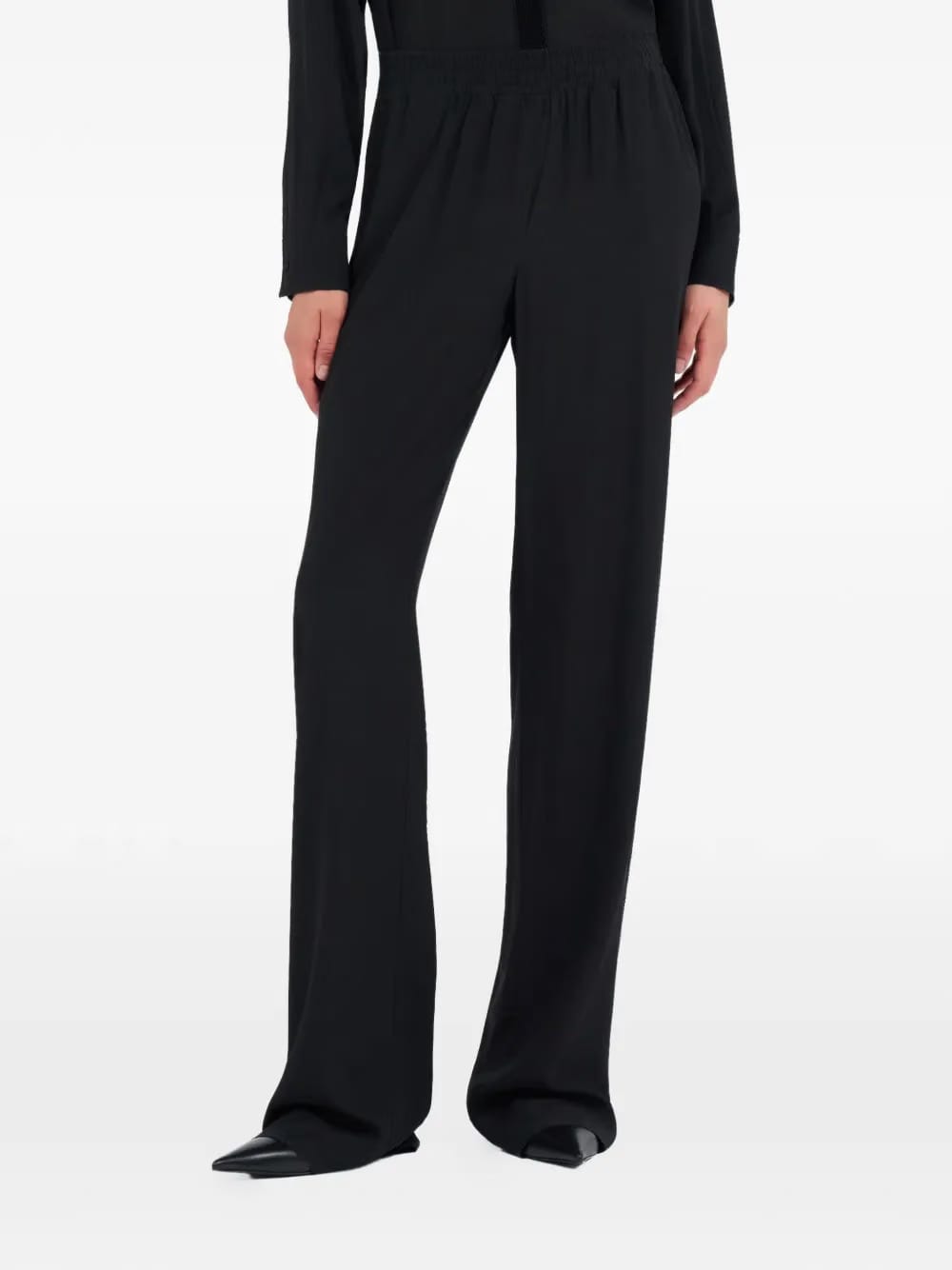 beaded-detail trousers