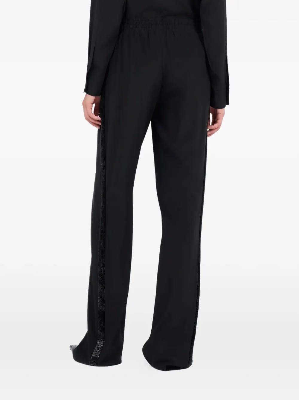 beaded-detail trousers