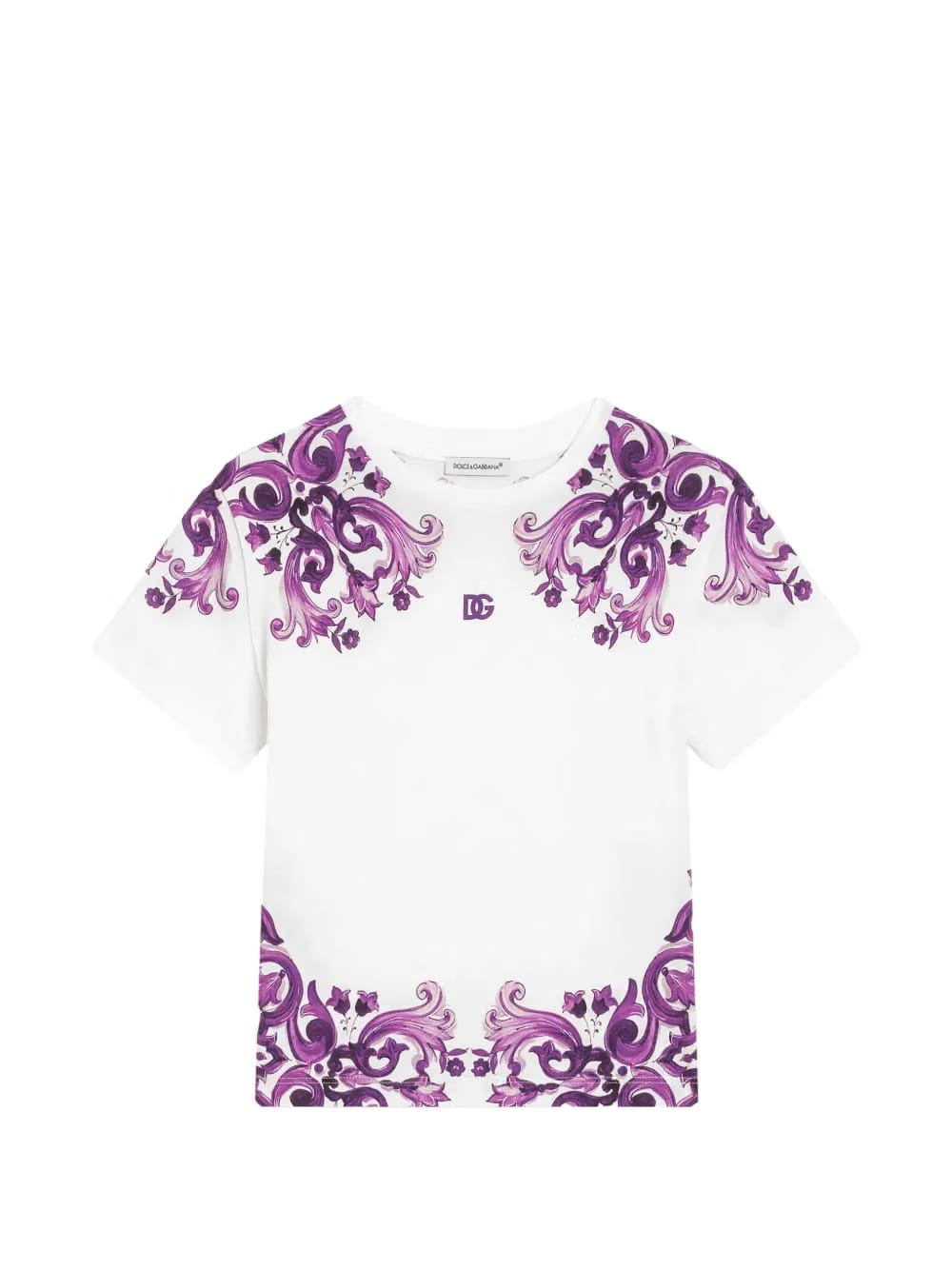 Majolica-print logo T-Shirt