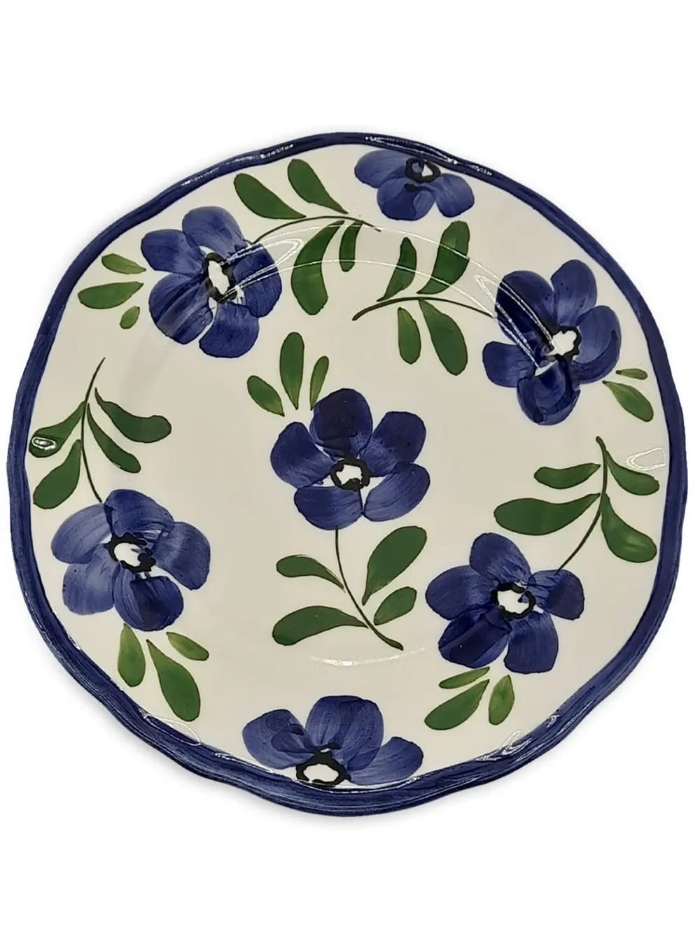 floral-print ceramic plate (27cm)