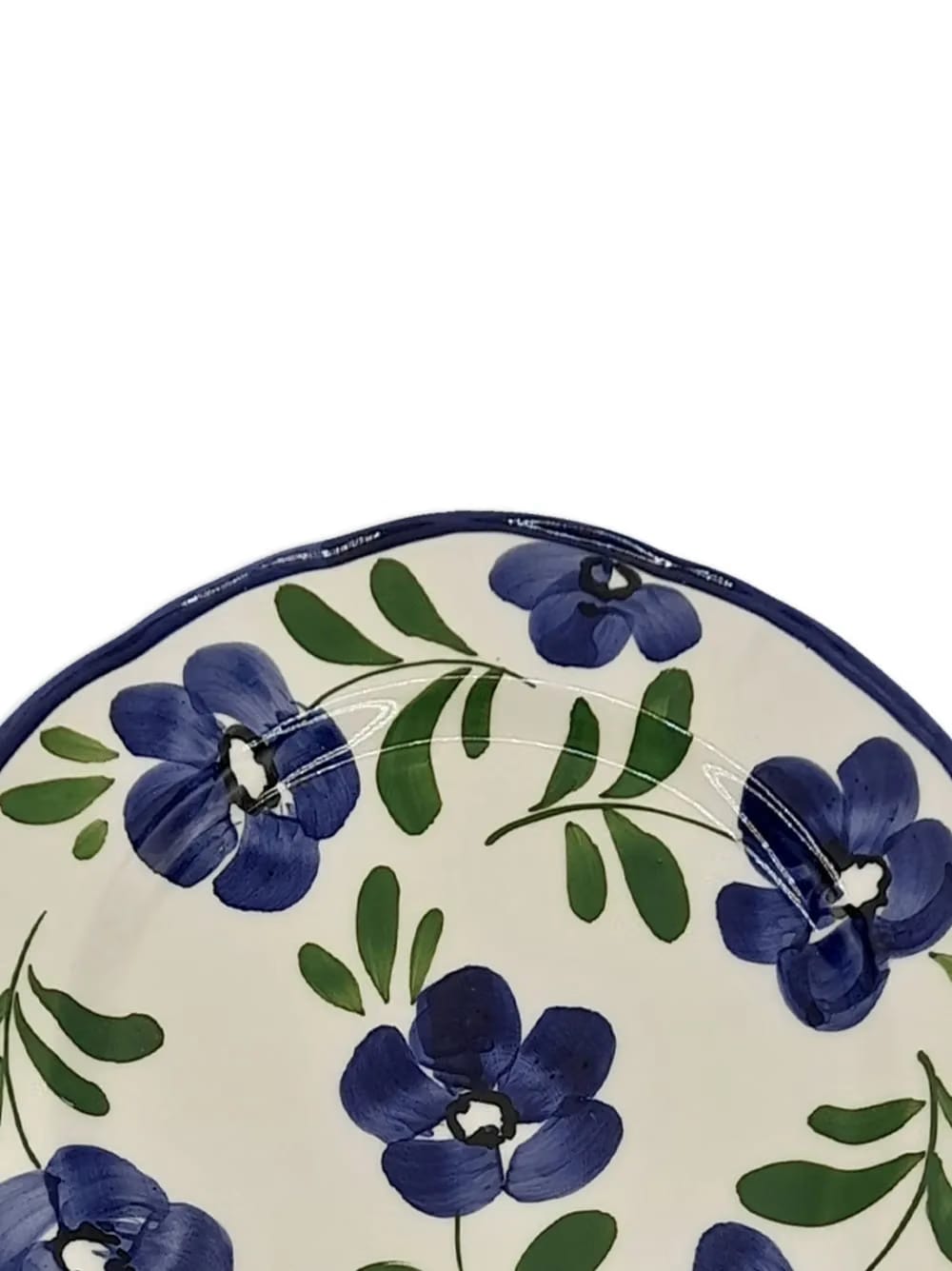 floral-print ceramic plate (27cm)