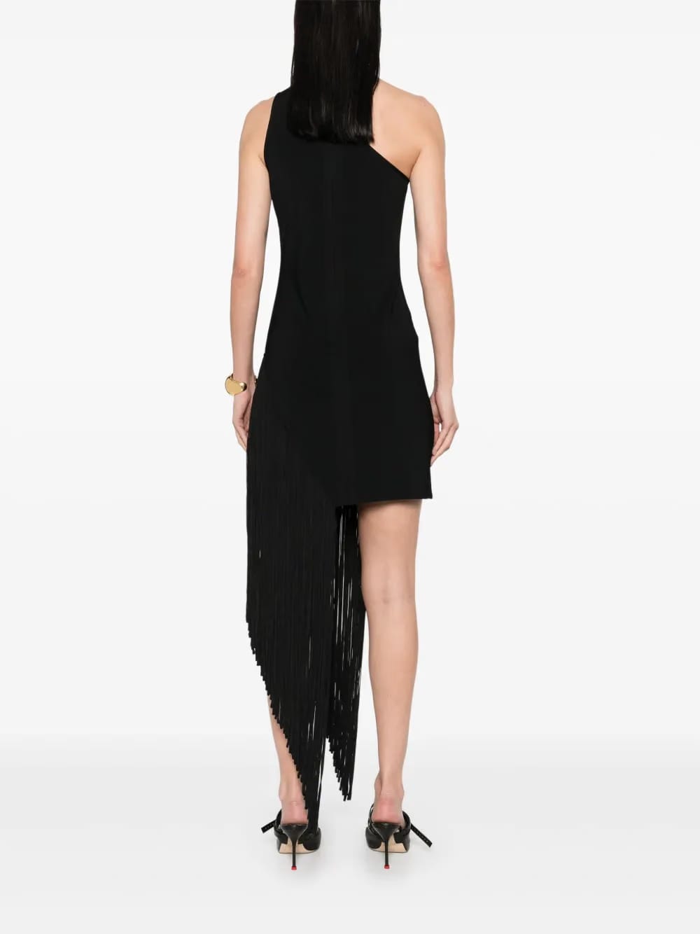 fringed mini dress