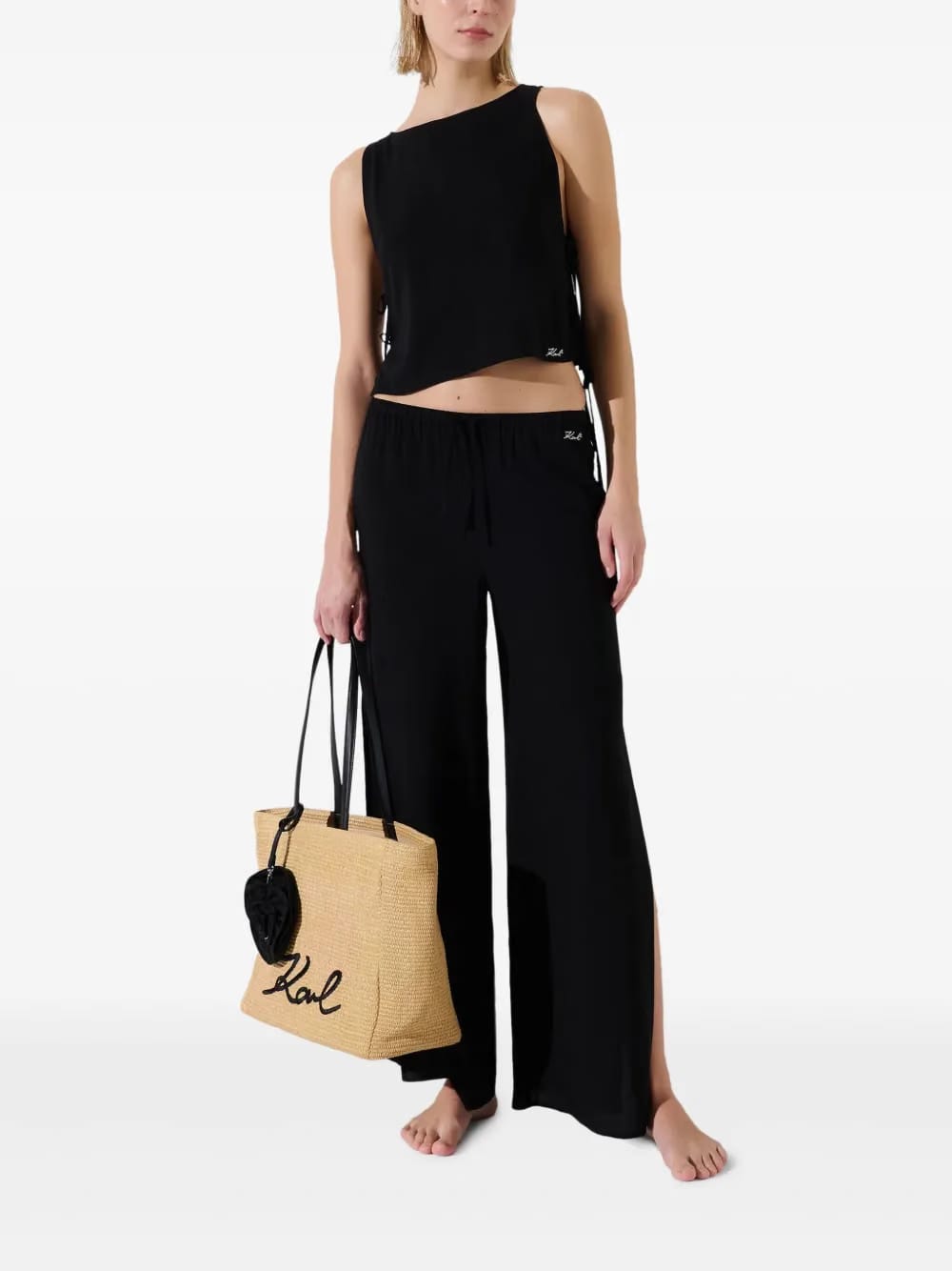 sheer beach trousers