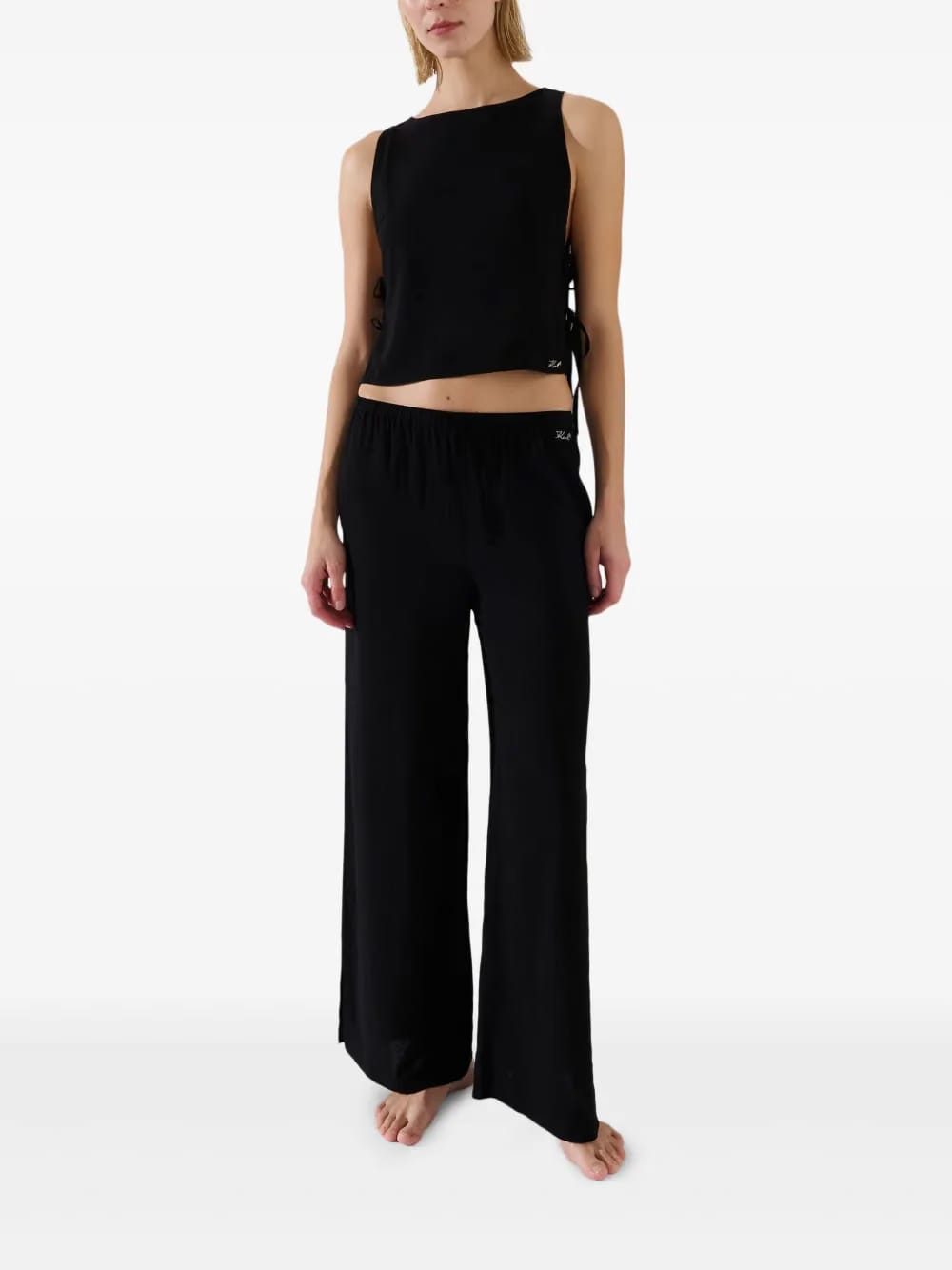 sheer beach trousers