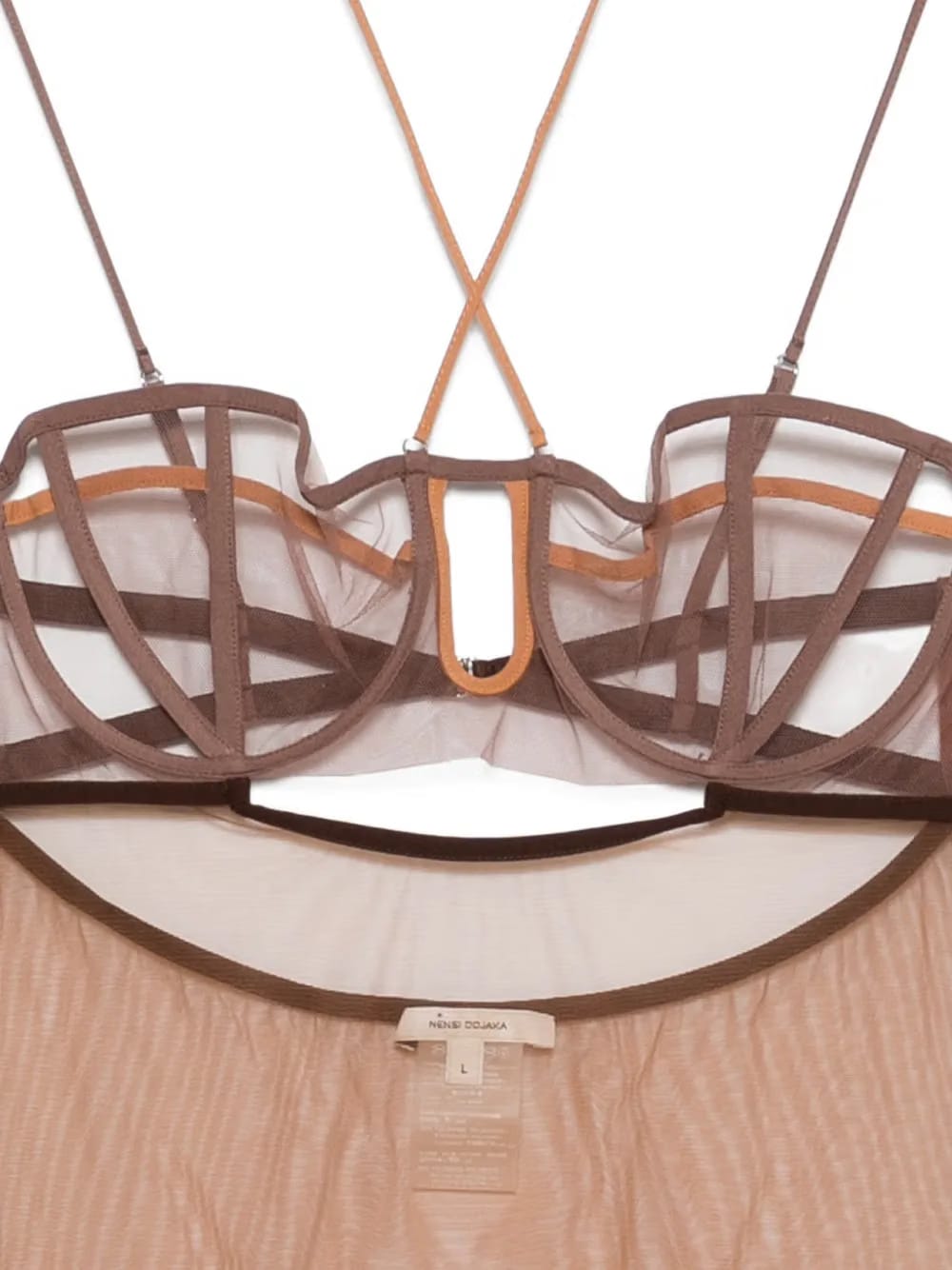 petal bra bodysuit