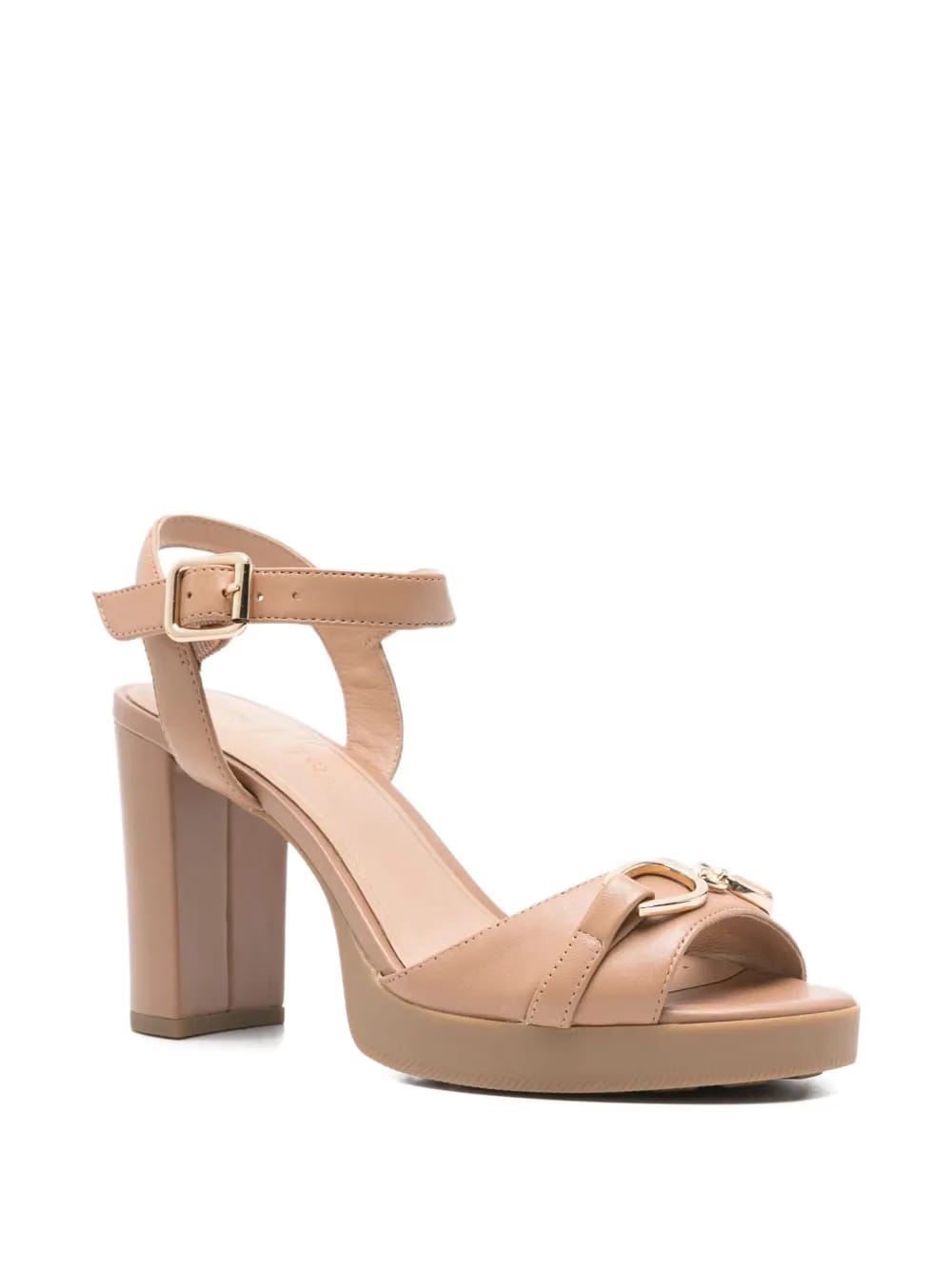 85mm Walk Pleasure buckle-detail block-heel sandals