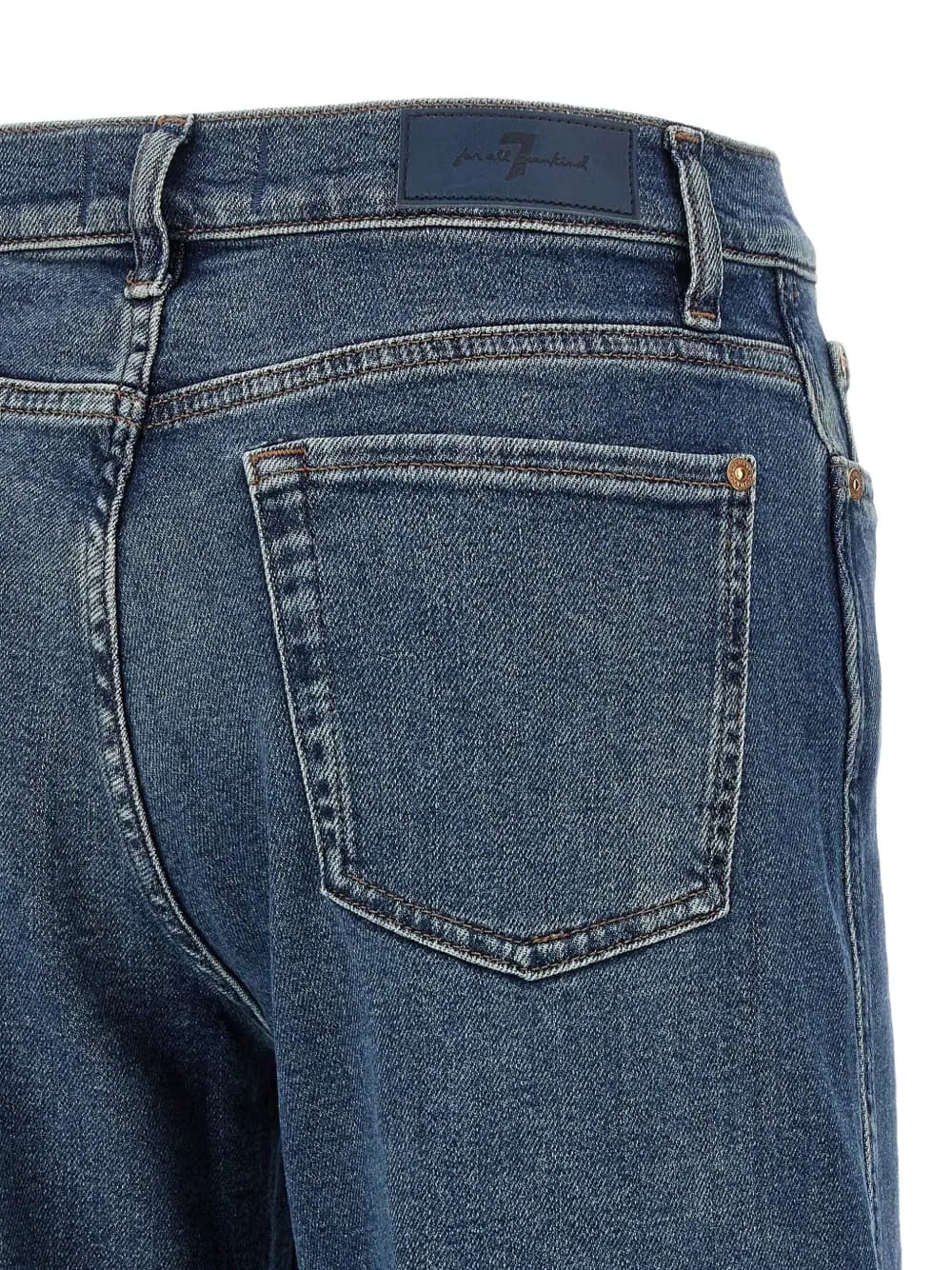 stonewashed wide-leg jeans