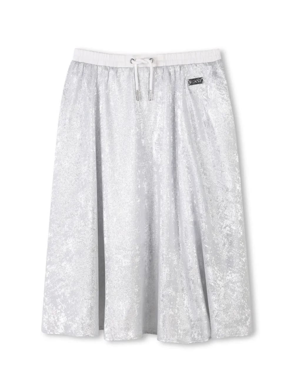 logo-plaque midi skirt