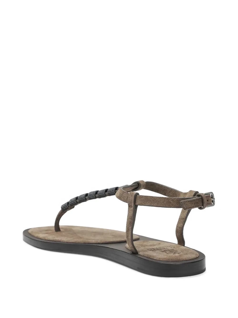 beaded-strap sandals