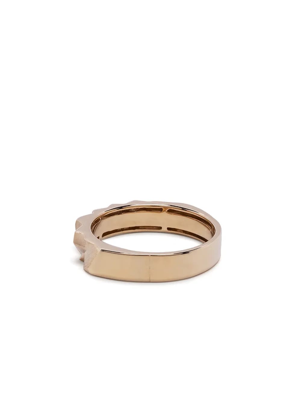18kt recycled yellow gold Collection 1 medium pyramid ring