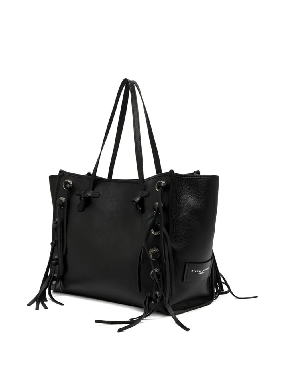 Marcella fringe-detail leather tote bag